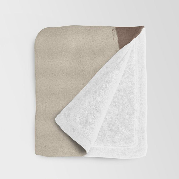 Modern Neutral Shapes Throw Blanket Gallery Image 3