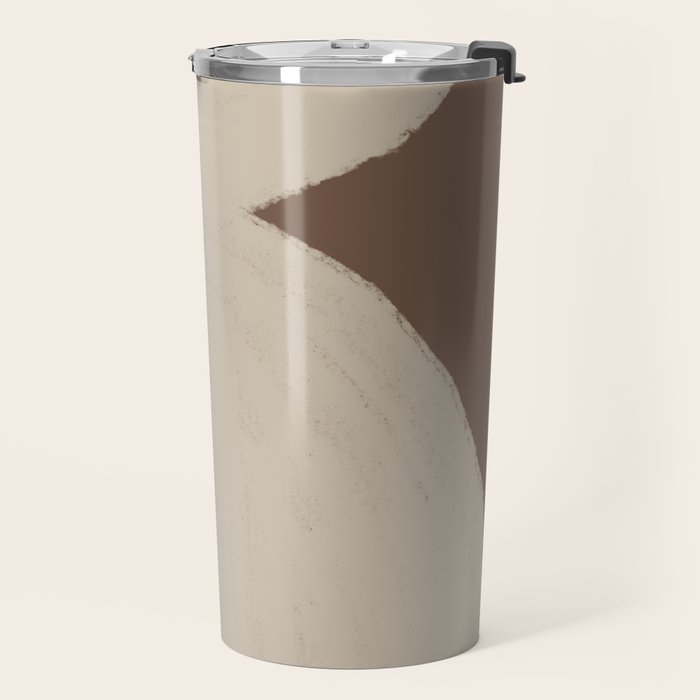 Modern Neutral Shapes Travel Mug Gallery Image 2