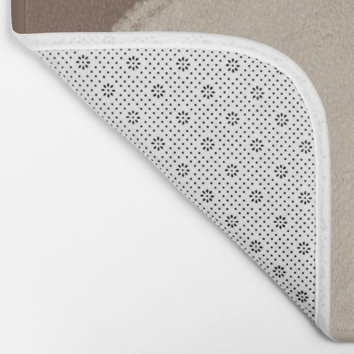 Modern Neutral Shapes Bath Mat Gallery Image 2