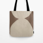 Modern Neutral Shapes Tote Bag Gallery Image 1