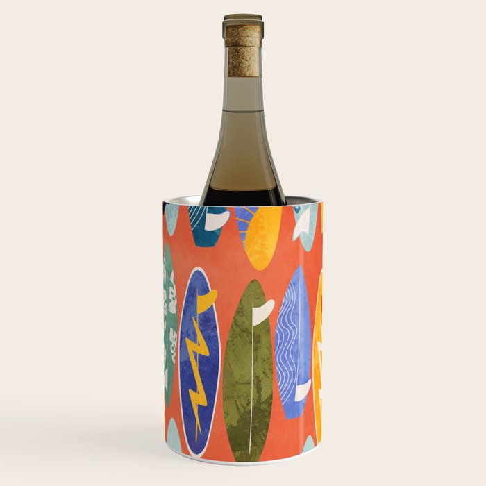 Surfboard orange  Wine Chiller Gallery Image 1