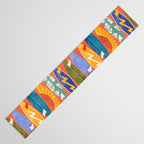 Surfboard orange  Table Runner Gallery Image 3