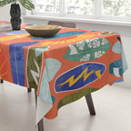 Surfboard orange  Tablecloth Gallery Image 3