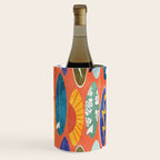 Surfboard orange  Wine Chiller Gallery Image 2