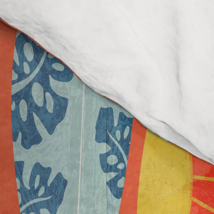 Surfboard orange  Comforter Gallery Image 4