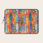 Surfboard orange  Laptop Sleeve Gallery Image 1