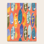 Surfboard orange  Notebook Gallery Image 4