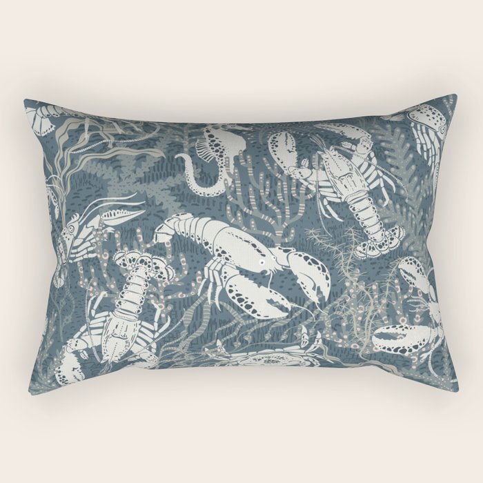 Lobster and friends Rectangular Pillow Gallery Image 2