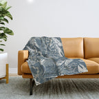 Lobster and friends Throw Blanket Gallery Image 1