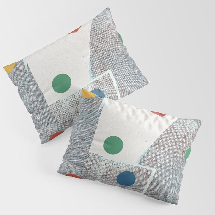 Retro Dots No.2 Pillow Sham Gallery Image 3