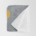 Retro Dots No.2 Throw Blanket Gallery Image 3