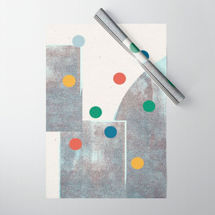 Retro Dots No.2 Wrapping Paper Gallery Image 1