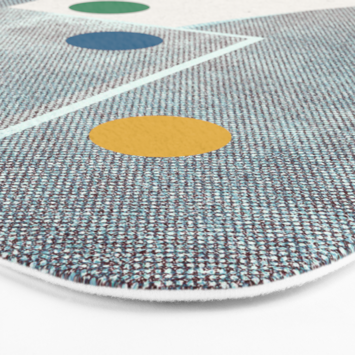 Retro Dots No.2 Bath Mat Gallery Image 3