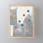 Retro Dots No.2 Mini Art Print Gallery Image 1