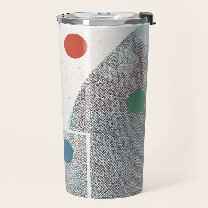 Retro Dots No.2 Travel Mug Gallery Image 2