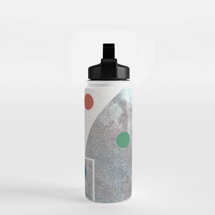 Retro Dots No.2 Water Bottle Gallery Image 2