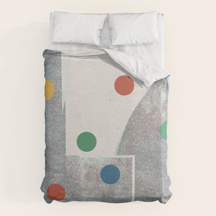 Retro Dots No.2 Duvet Cover Gallery Image 1