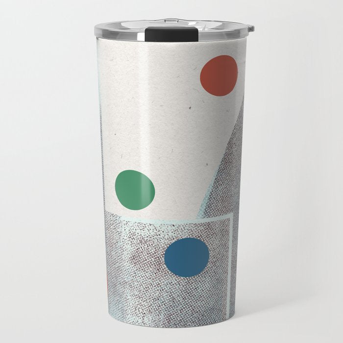 Retro Dots No.2 Travel Mug Gallery Image 1