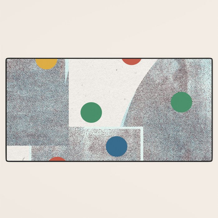 Retro Dots No.2 Desk Mat Gallery Image 3