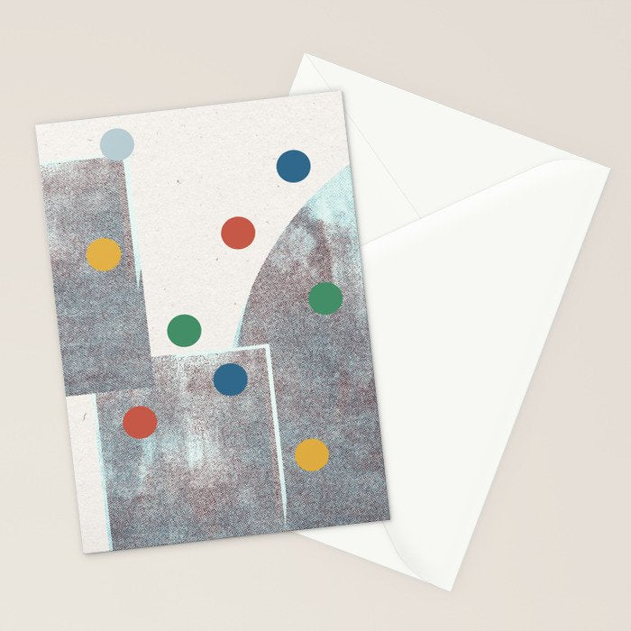 Retro Dots No.2 Stationery Card Gallery Image 2