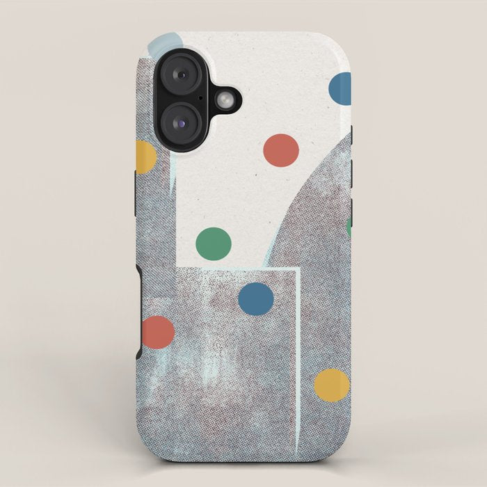 Retro Dots No.2 iPhone Case Gallery Image 1