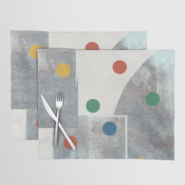 Retro Dots No.2 Placemat Gallery Image 1
