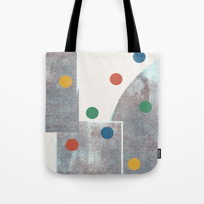 Retro Dots No.2 Tote Bag Gallery Image 1