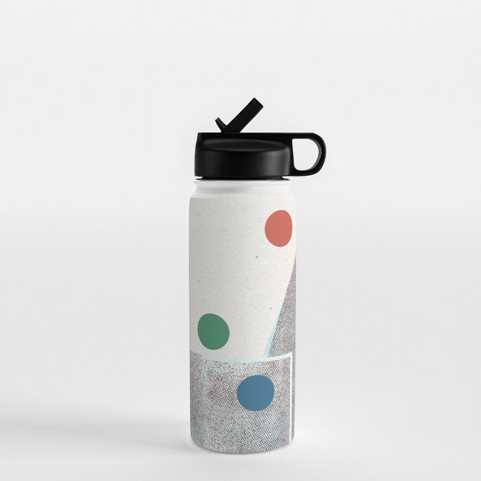 Retro Dots No.2 Water Bottle Gallery Image 1