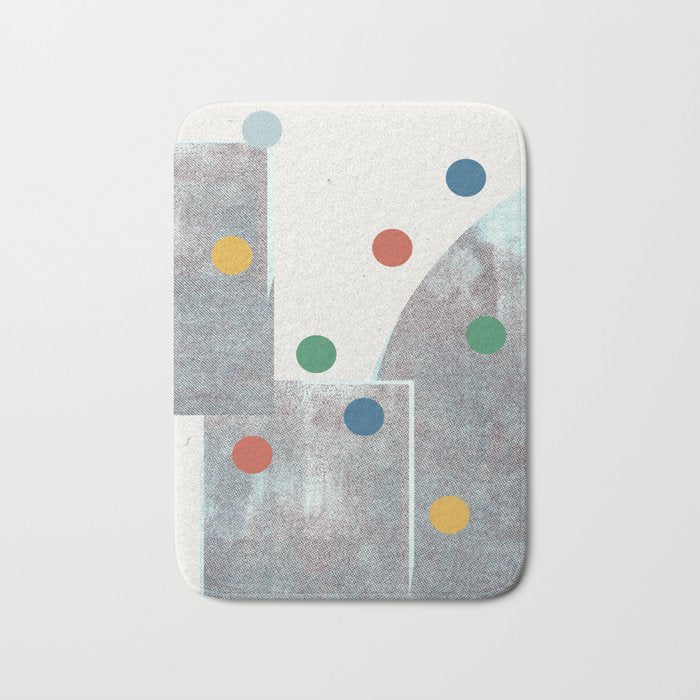 Retro Dots No.2 Bath Mat Gallery Image 1