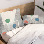 Retro Dots No.2 Pillow Sham Gallery Image 2