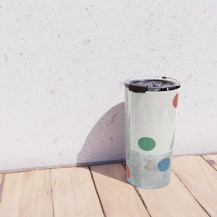 Retro Dots No.2 Travel Mug Gallery Image 4