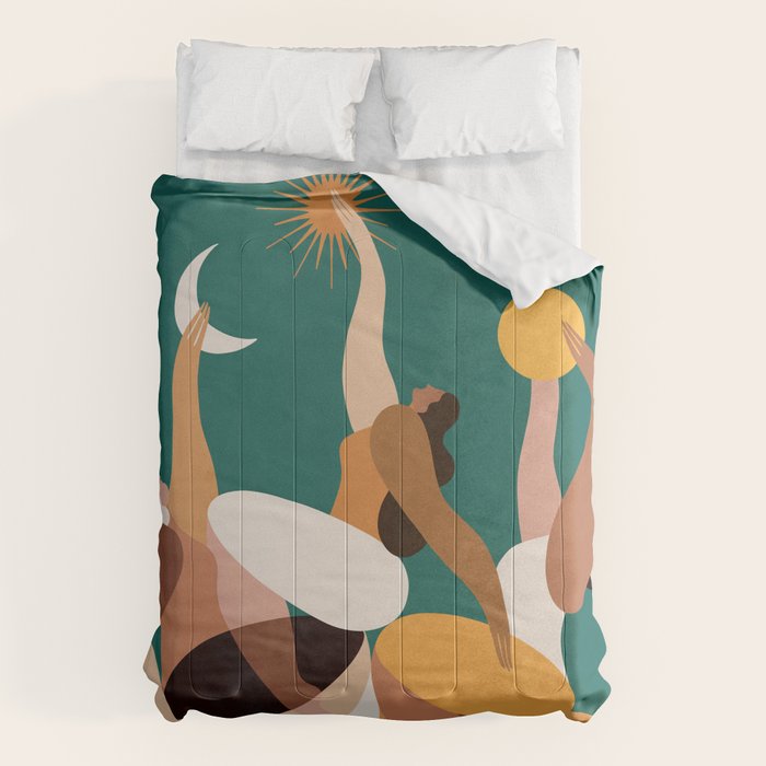 The moon always changes, so can we Comforter Gallery Image 1