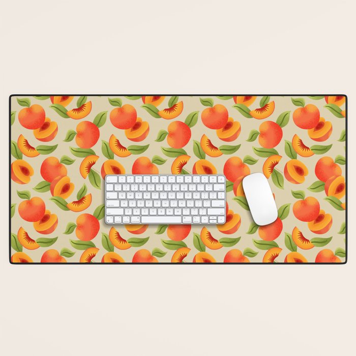 Peach Pattern - Amalfi Coast Cocktails Desk Mat Gallery Image 1