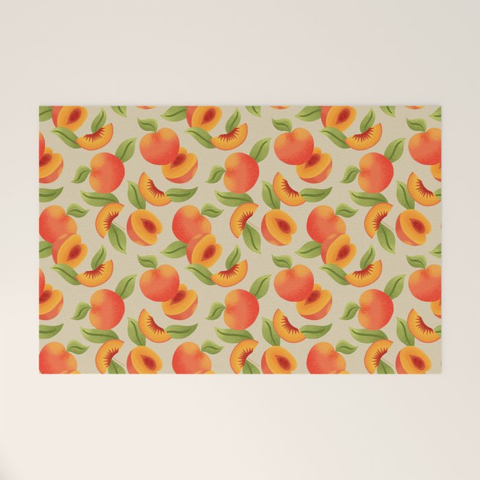 Peach Pattern - Amalfi Coast Cocktails Welcome Mat Gallery Image 1
