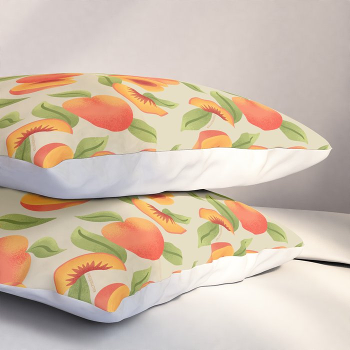 Peach Pattern - Amalfi Coast Cocktails Pillow Sham Gallery Image 3