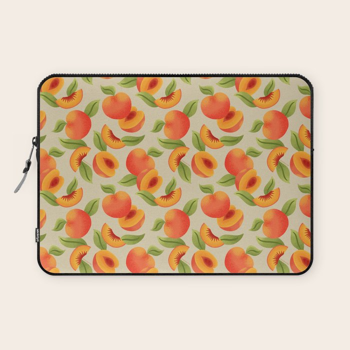Peach Pattern - Amalfi Coast Cocktails Laptop Sleeve Gallery Image 1
