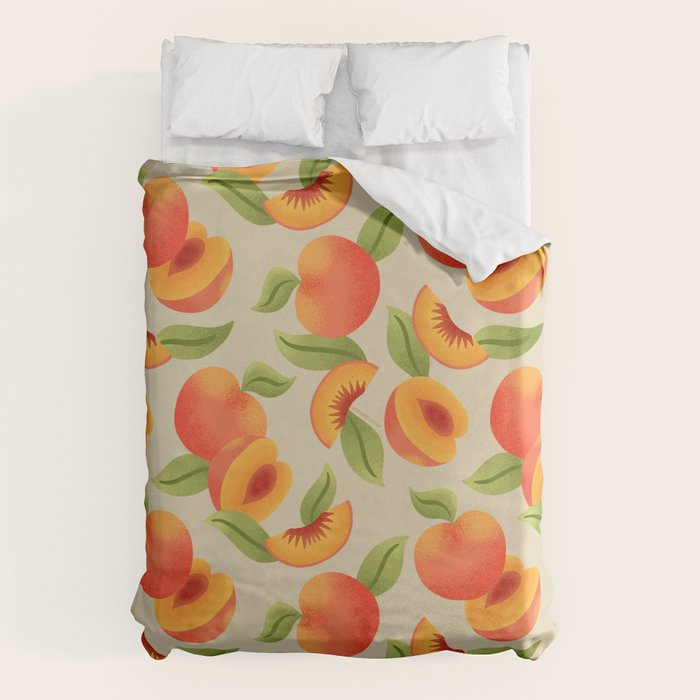 Peach Pattern - Amalfi Coast Cocktails Duvet Cover Gallery Image 6
