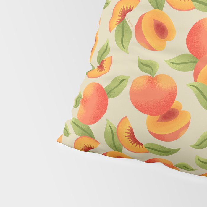 Peach Pattern - Amalfi Coast Cocktails Pillow Sham Gallery Image 4