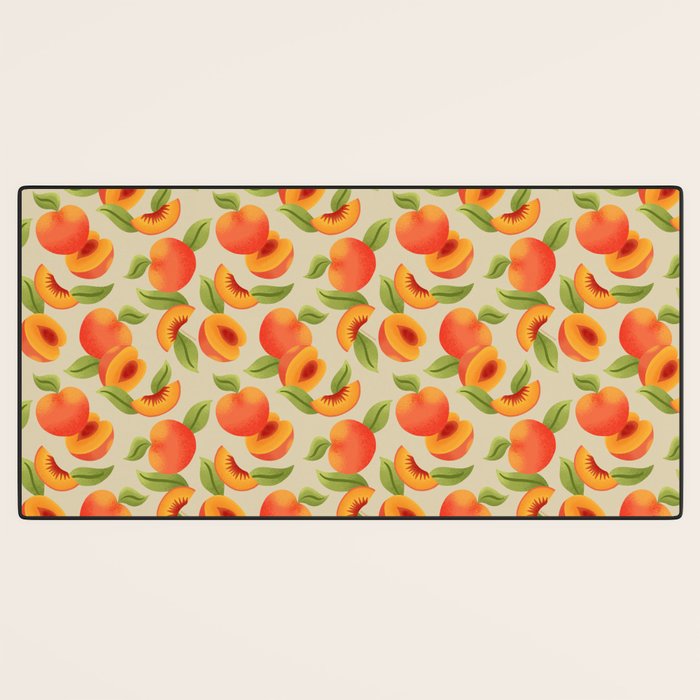 Peach Pattern - Amalfi Coast Cocktails Desk Mat Gallery Image 3