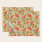 Peach Pattern - Amalfi Coast Cocktails Placemat Gallery Image 1