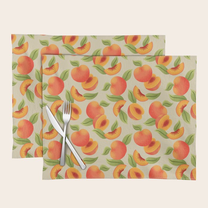 Peach Pattern - Amalfi Coast Cocktails Placemat Gallery Image 1