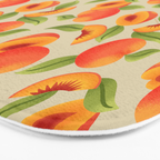 Peach Pattern - Amalfi Coast Cocktails Bath Mat Gallery Image 3