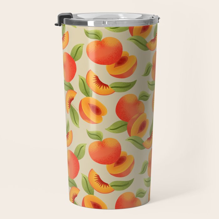 Peach Pattern - Amalfi Coast Cocktails Travel Mug Gallery Image 3