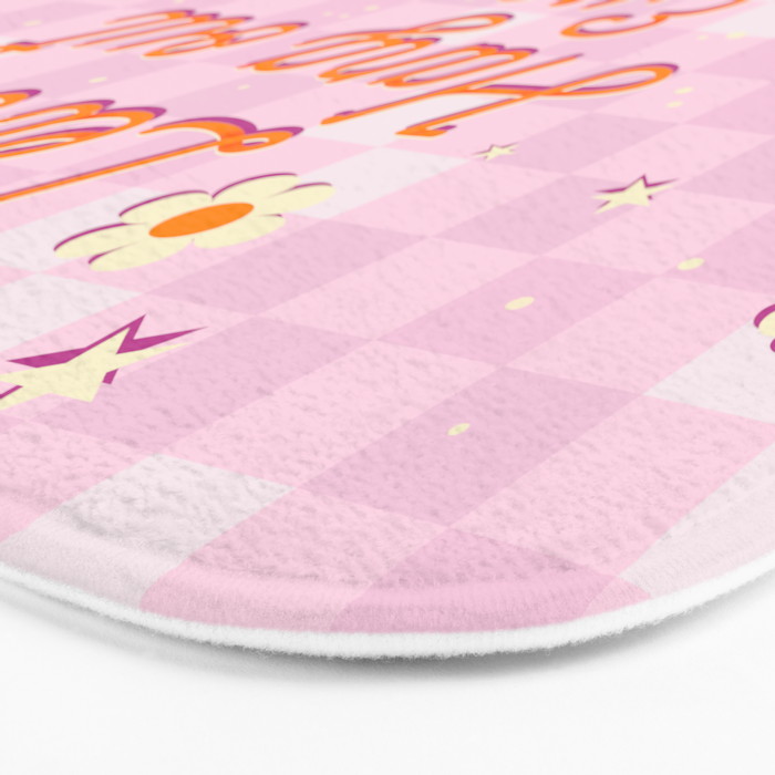 Let's Hang Out Every Daisy - Plant Puns Bath Mat Gallery Image 3