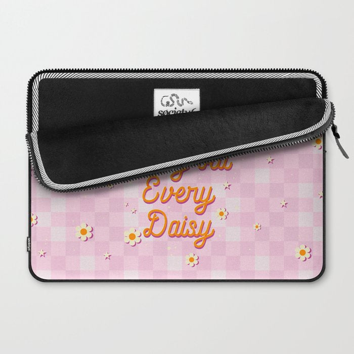 Let's Hang Out Every Daisy - Plant Puns Laptop Sleeve Gallery Image 2