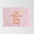 Let's Hang Out Every Daisy - Plant Puns Rug Gallery Image 2