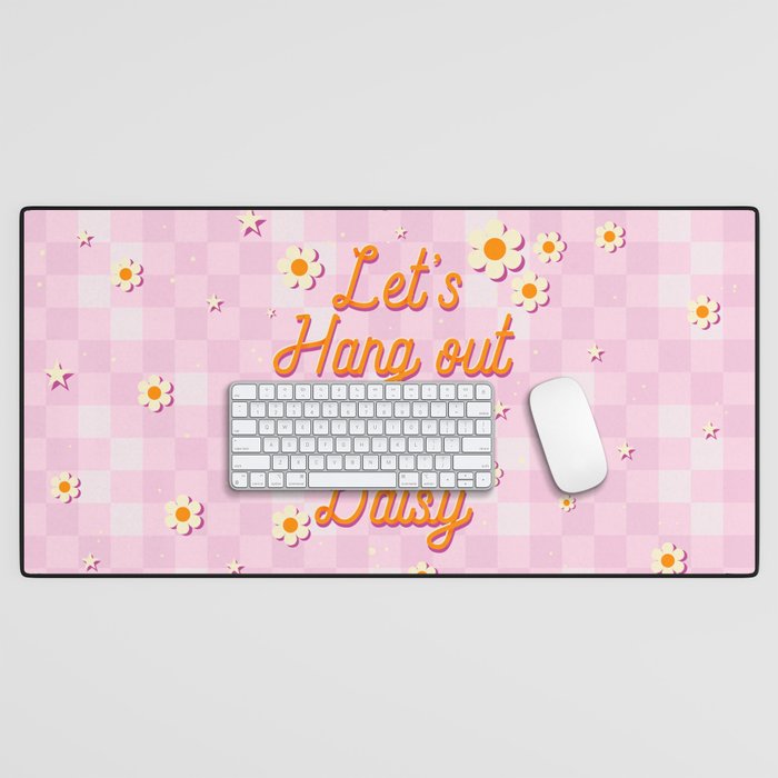 Let's Hang Out Every Daisy - Plant Puns Desk Mat Gallery Image 1
