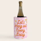 Let's Hang Out Every Daisy - Plant Puns Wine Chiller Gallery Image 1