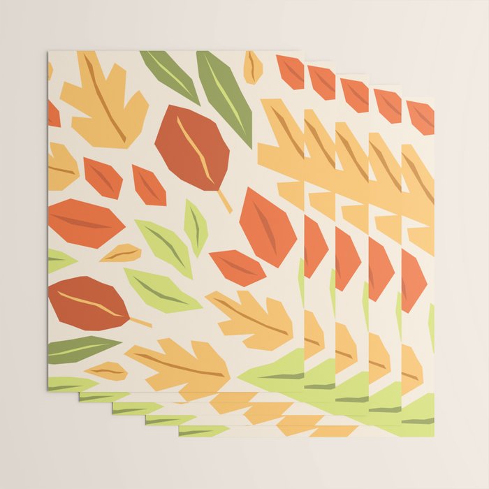 Autumn leaves Wrapping Paper Gallery Image 3