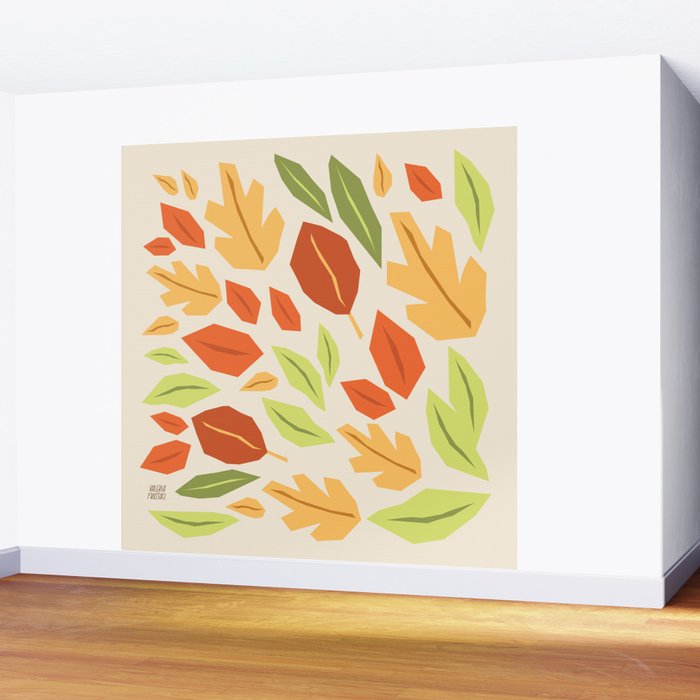 Autumn leaves Wall Mural Gallery Image 2